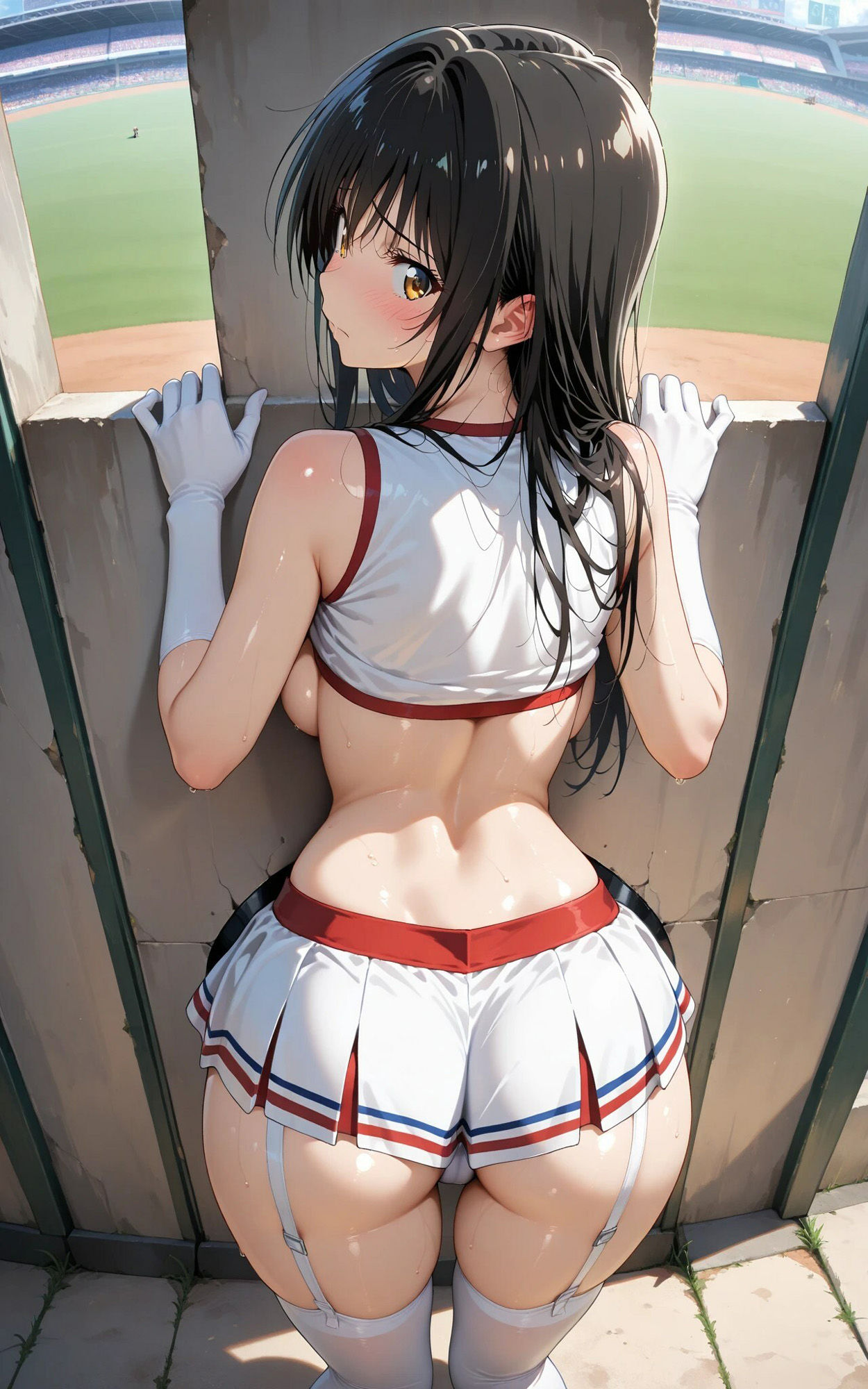 サンプル画像4:【発情ヒロイン】To L☆VEる -とらぶる- 古☆川唯  チアガール調教編(画像生成マン) [d_554340]