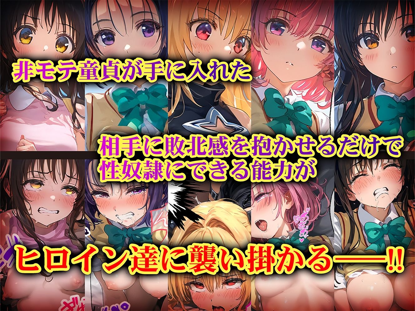 サンプル画像1:負けたら即性支配〜可哀そうなほどヤられたヒロインたち〜ToL●VEる編(マカ亜鉛ちゃん) [d_554367]