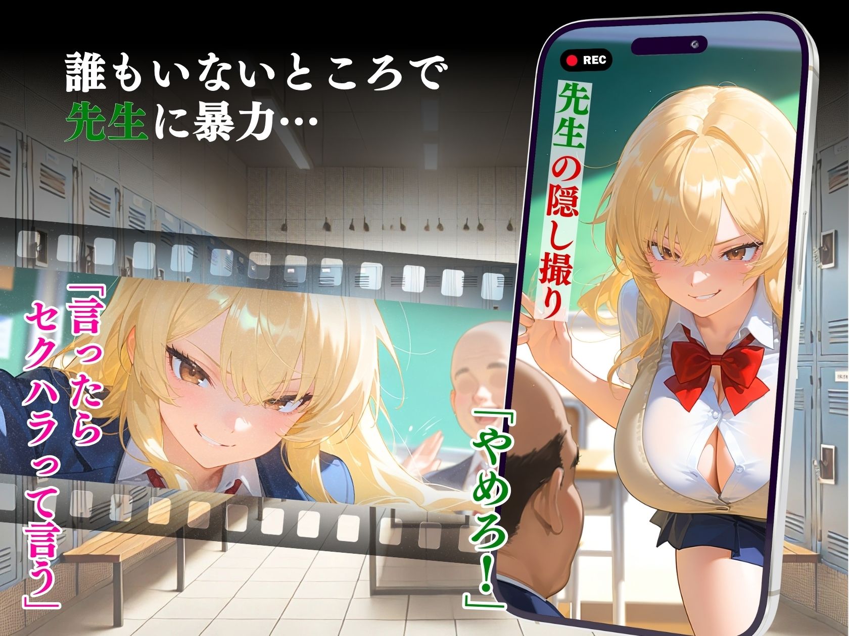 サンプル画像6:爆乳ギャル調教汁だく教育もう飲めないごめんなさい…(推し娘) [d_554432]