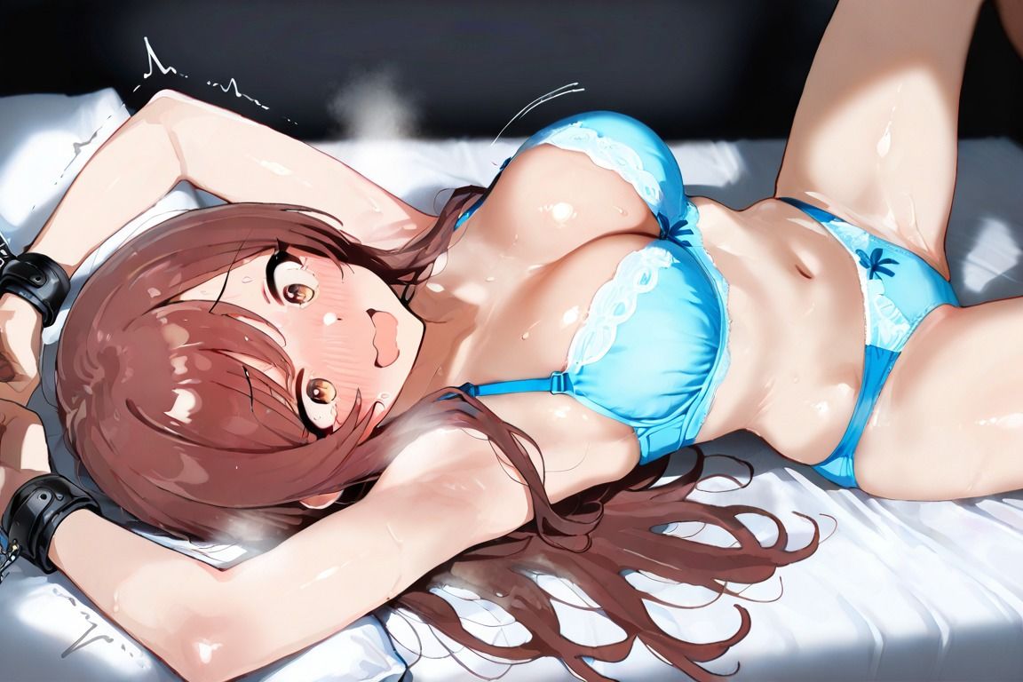 サンプル画像1:ベッドの上で拘束され〇される大〇甘奈  72枚(BOUZU) [d_554469]