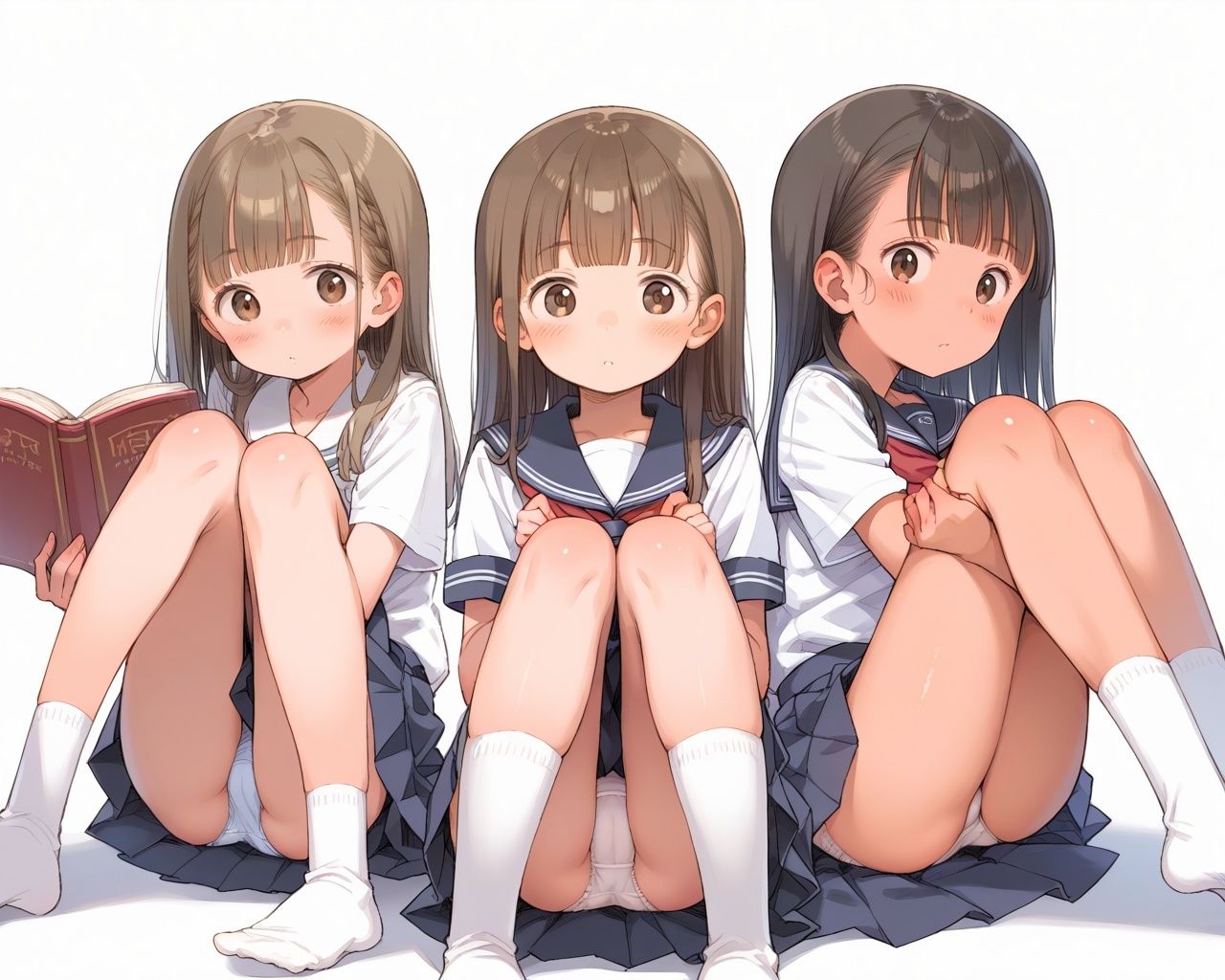 ぷにまん学級課外授業 ちっぱい少女のスジまん種付け実習 画像5