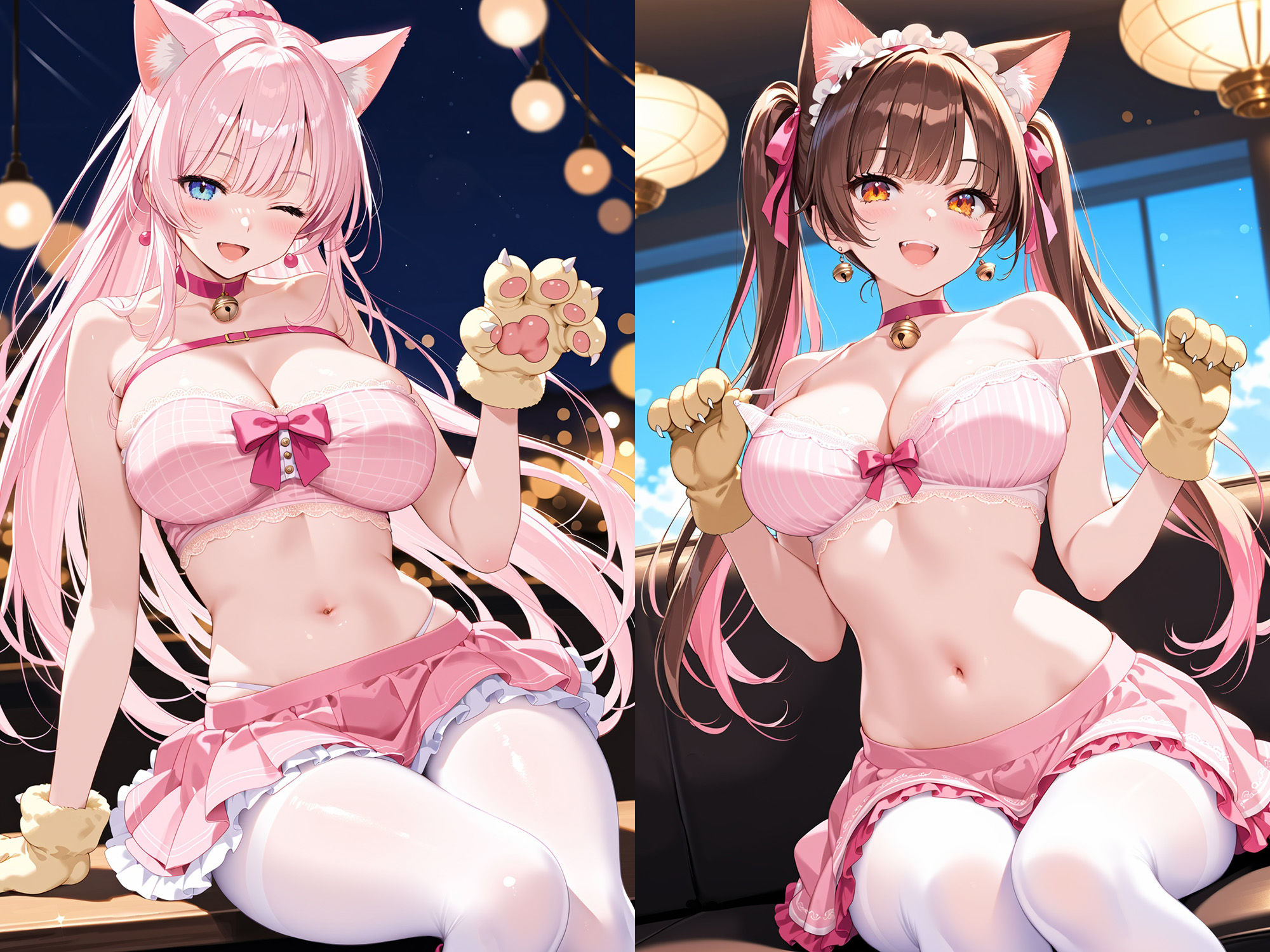 サンプル画像2:異世界転生したら発情期の猫にモテまくった件(夢絵織) [d_554640]