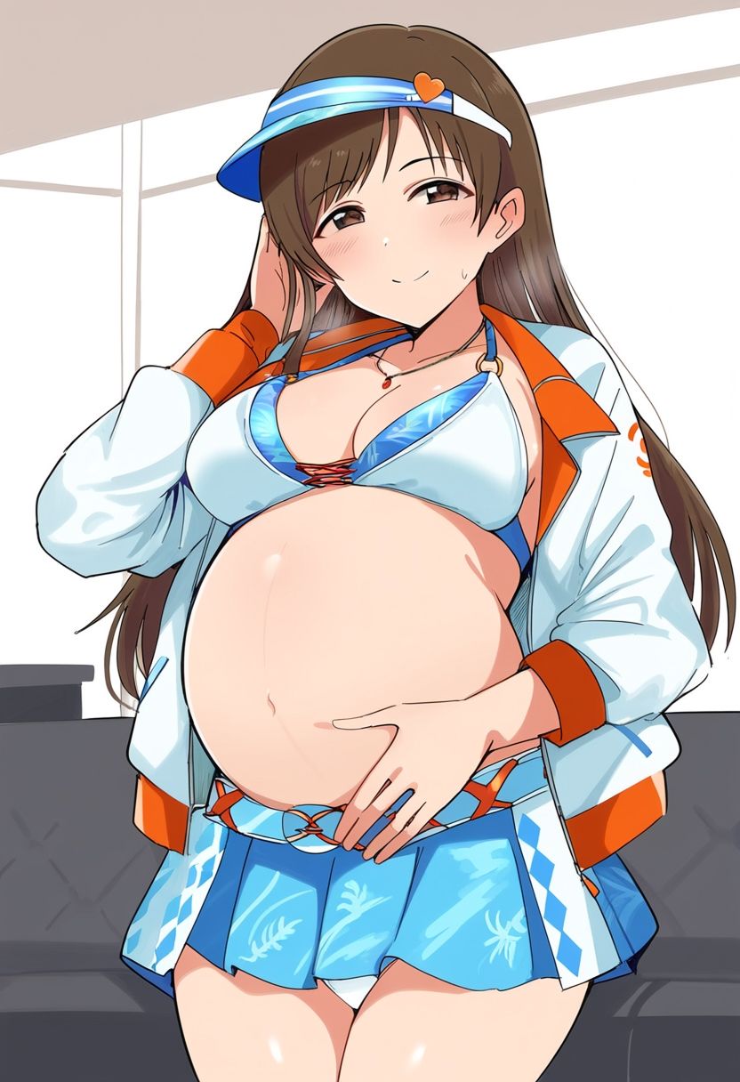 サンプル画像4:美少女アイドルと子作り（新〇美波編）(skin_head) [d_554750]