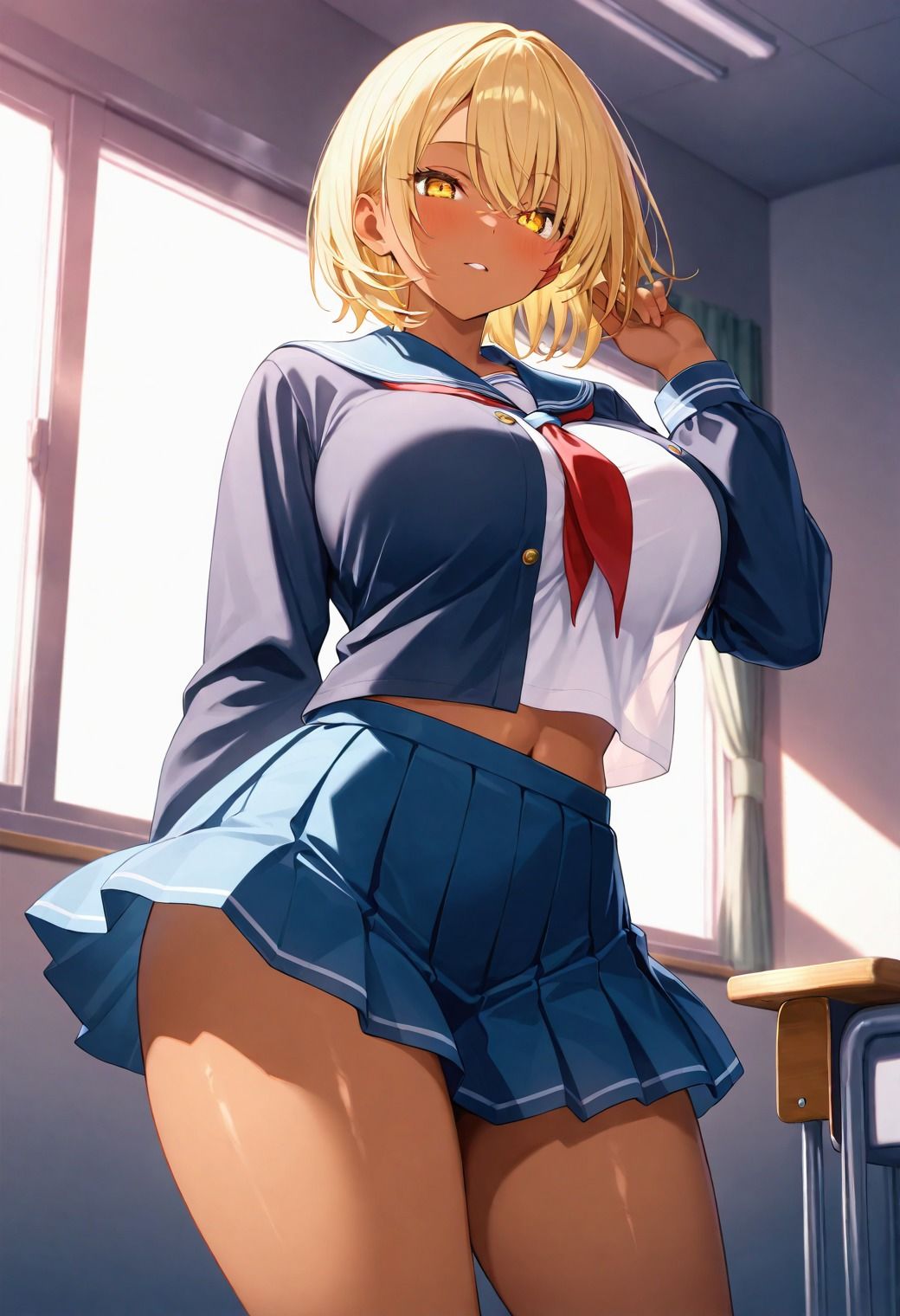 ギャル女子校生を催●調教 画像1