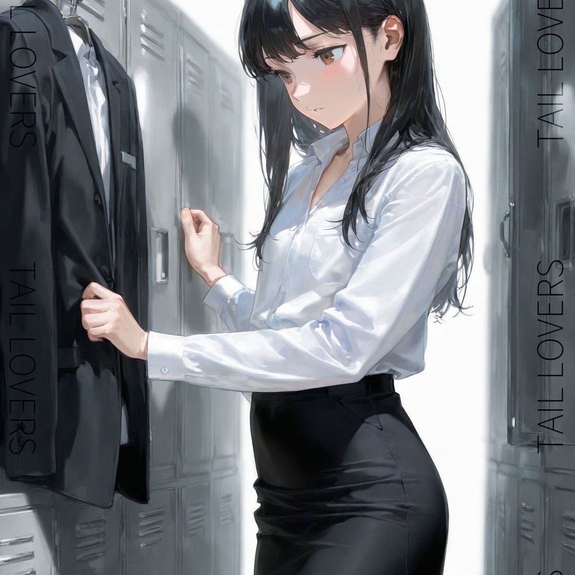 サンプル画像2:就活生のラバー制服試験【277枚＋10moives】(TAIL LOVERS) [d_554842]