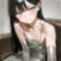 光沢ドレスで誘惑してくる彼女【218枚＋3movies】