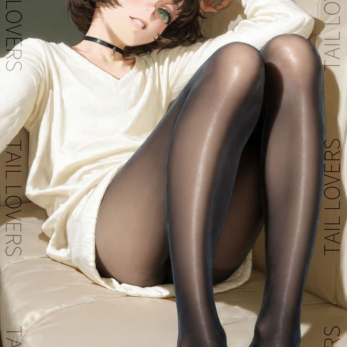 サンプル画像4:光沢パンストで足コキ【290枚＋3movies】(TAIL LOVERS) [d_554853]