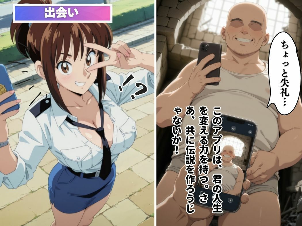 サンプル画像5:運命の妊娠〜アプリの向こう側〜(無限ガチャ回し隊) [d_554895]