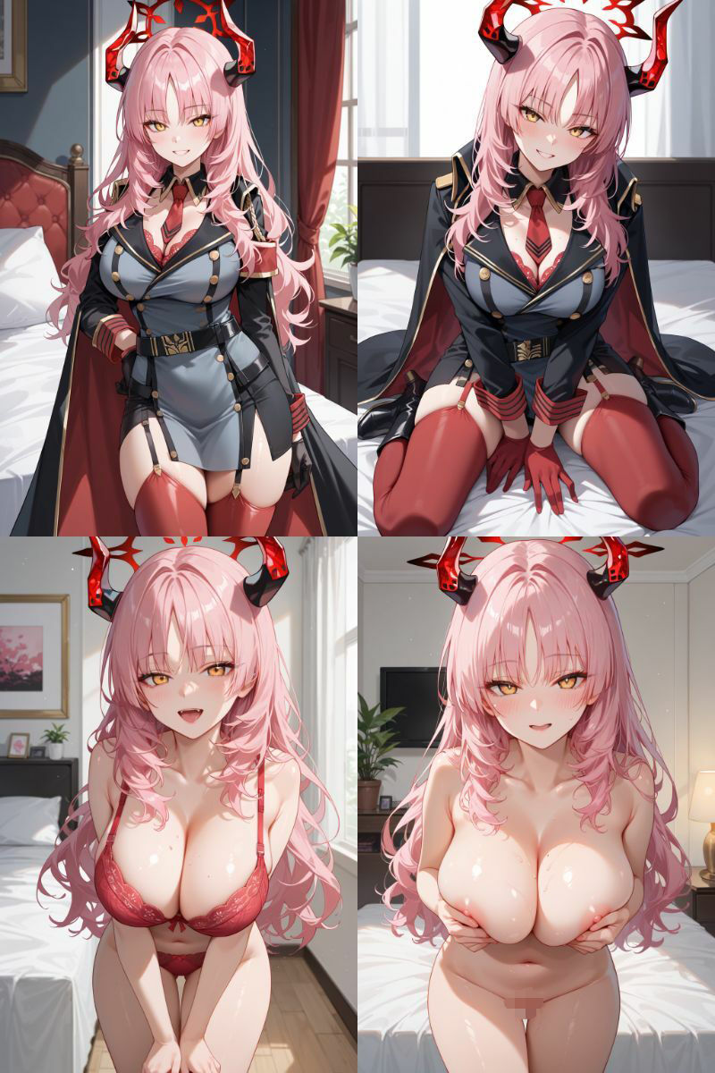 サンプル画像1:京○サツキといちゃいちゃH ブルーア〇カイブ(ぶるぶる) [d_554911]