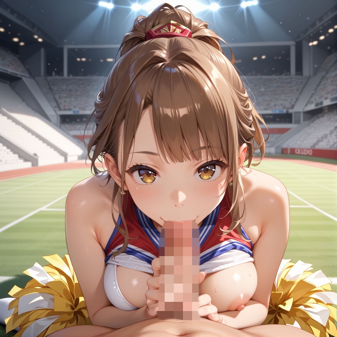 サンプル画像4:学園性活！もっと見て？しまくりチア部【チア部の厳選CG250枚収録】(アオとハル) [d_554915]