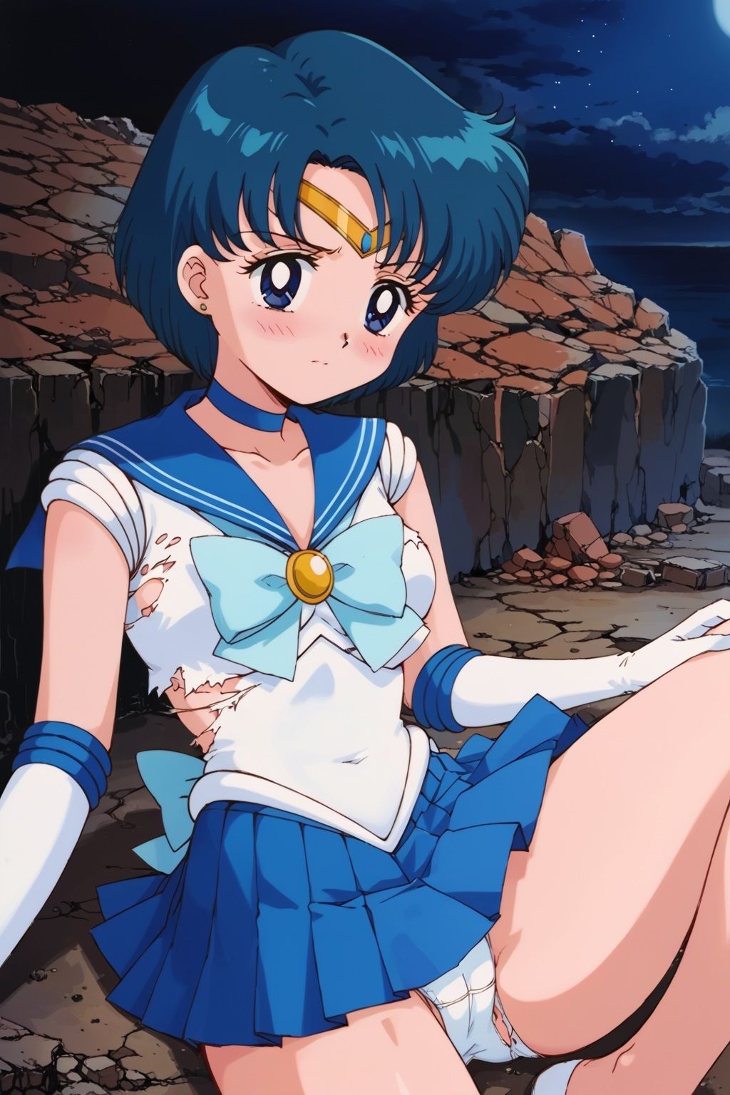 サンプル画像6:敗北ヒロイン 美少女戦士マーキュリーの陥落(ファルコンα) [d_554938]