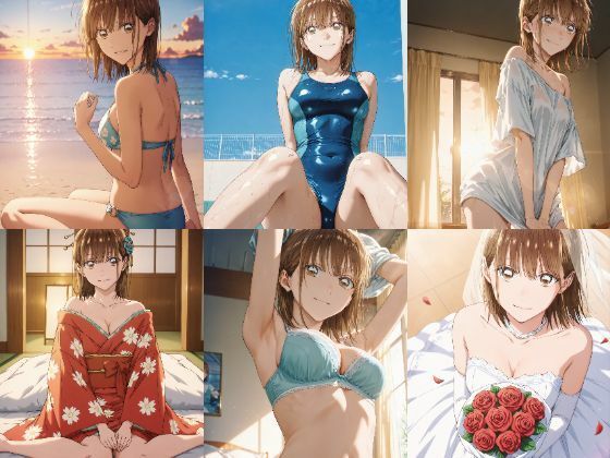 「アオのハコ」鹿野千夏セクシー写真集9(全500枚)【人の海】
