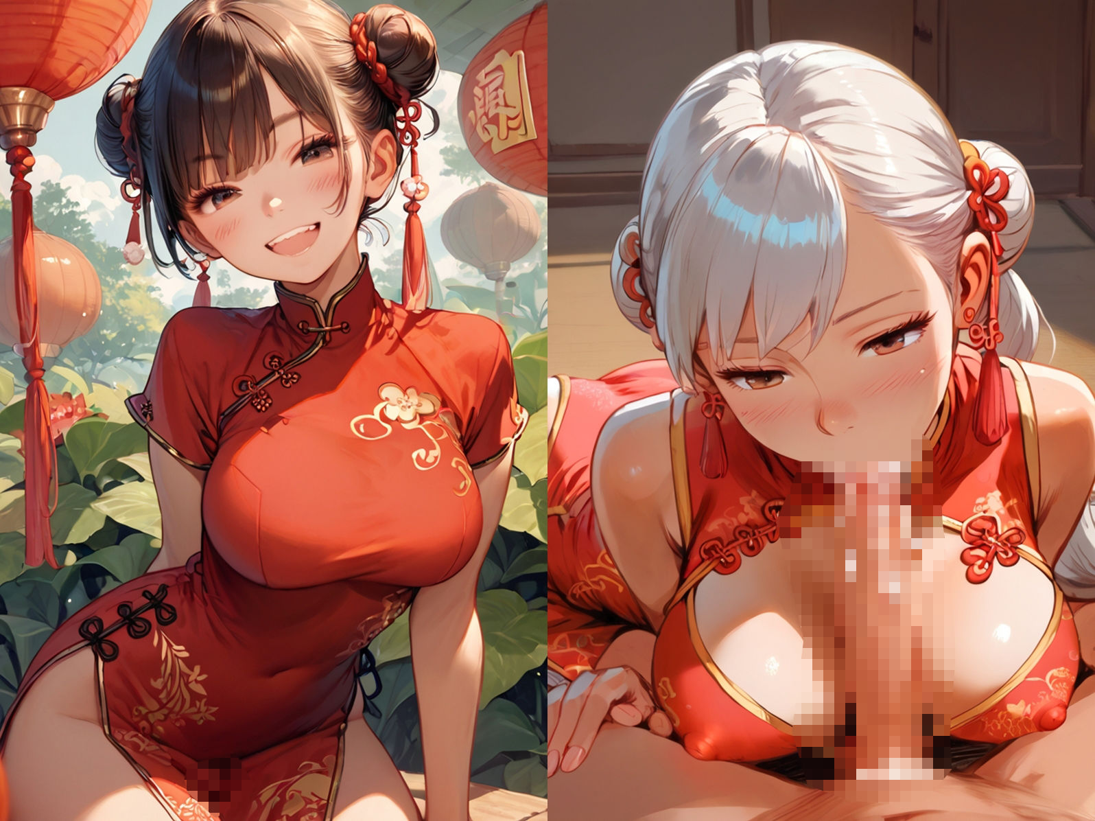 俺専属のおまんこ係になったチャイナ服美女と子作りしてみた_0