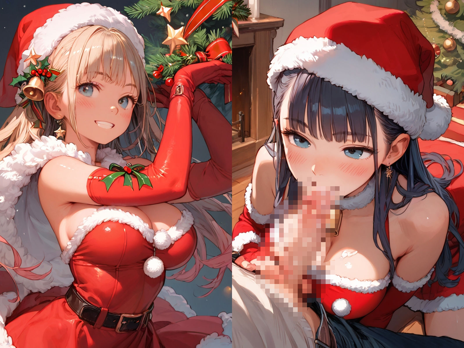 サンプル画像1:俺専属のおまんこ係になったサンタちゃんと子作りしてみた(種付けレコード) [d_554982]