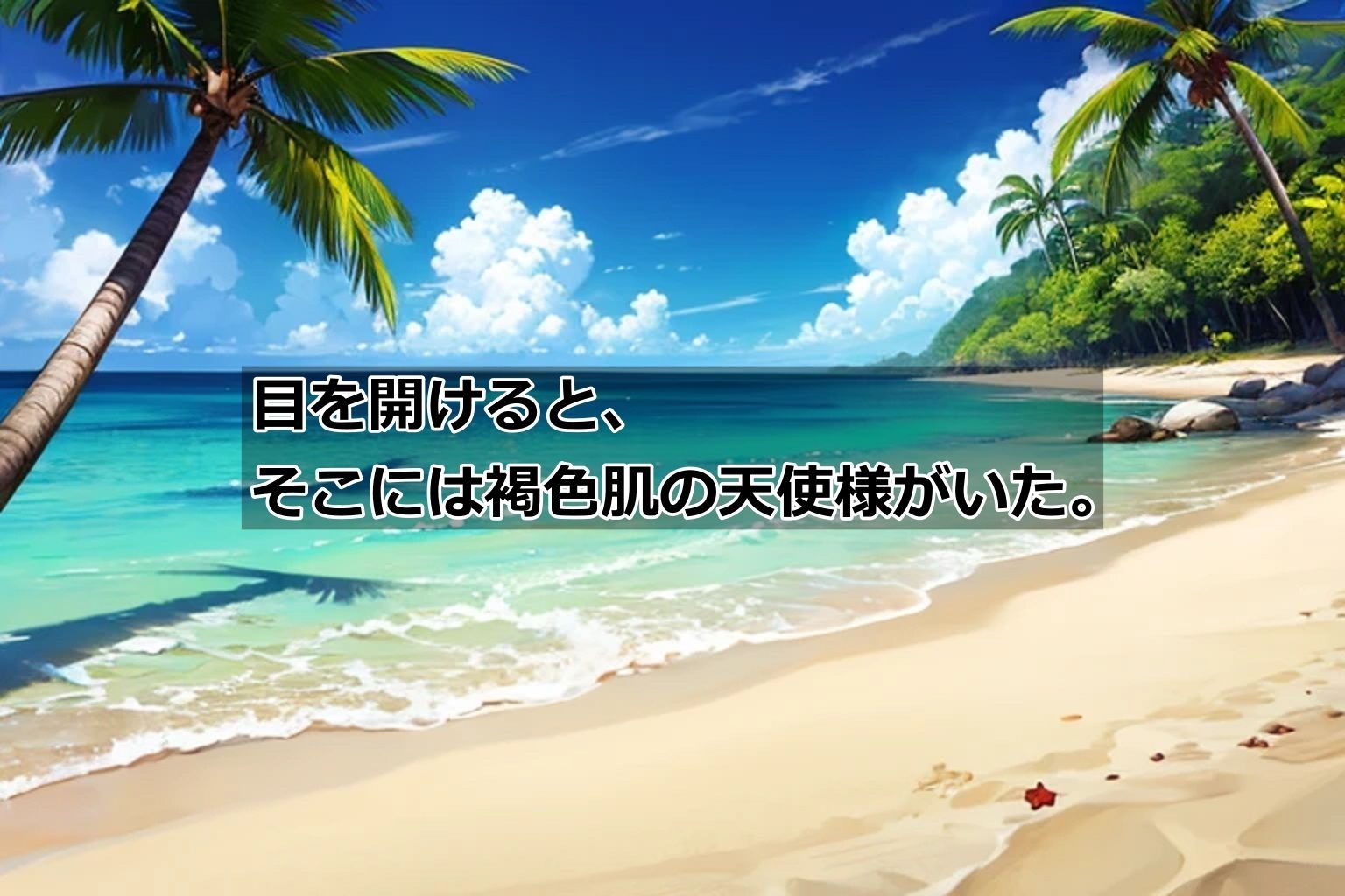 サンプル画像3:漂着したら褐色の女の子しかいない島だった(くまとねこ屋) [d_555090]