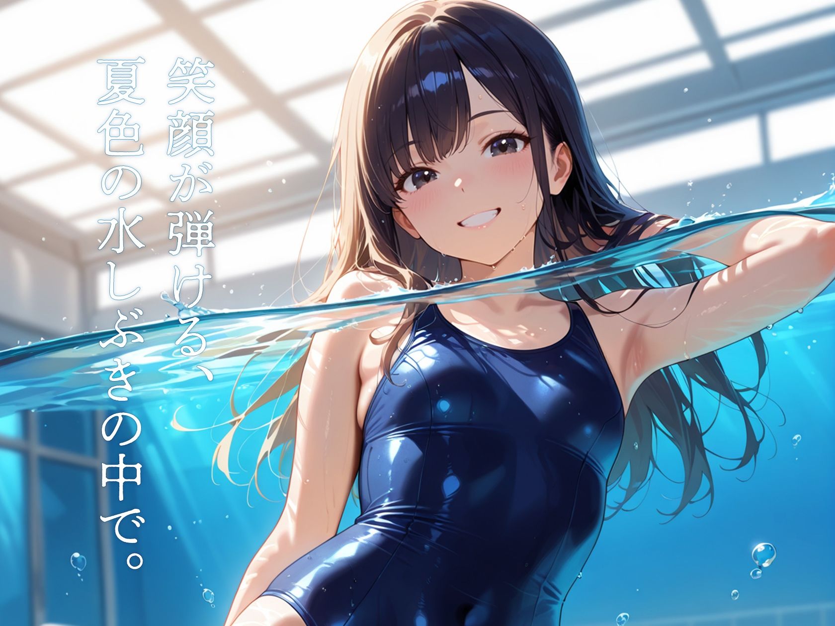 サンプル画像1:最後の夏に、君を抱きしめた。(フワガールズ) [d_555104]