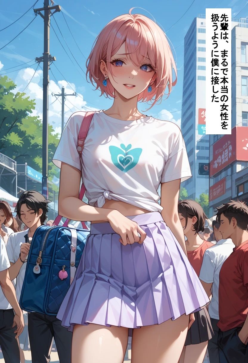 サンプル画像1:僕のお尻の穴が性器に変わるまで（ストーリー付） メス堕ちして従順になった或る男の娘の告白(ふたなり＆男の娘愛好会) [d_555205]