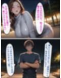 欲求不満な巨乳人妻がマッチングアプリを使って性欲を発散する話【セリフ付き】