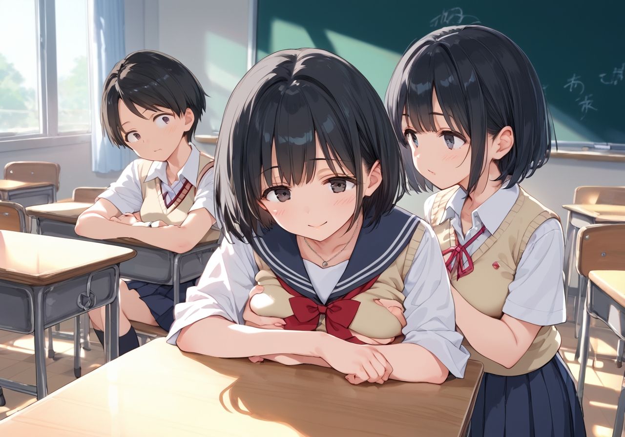 サンプル画像1:つるぺた女子校生の乱交サークル(生ハメ帝国) [d_555276]