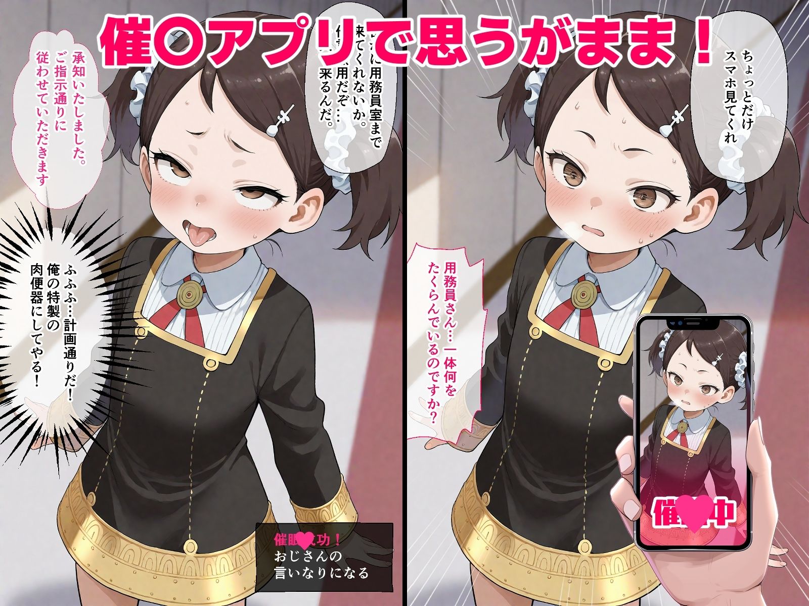 サンプル画像3:家族を寝とれ！催〇・透視アプリを拾った童貞種付けおじさん アー〇ャ ベッ〇ー ヨ〇フォージ〇ー(山盛りトンファー) [d_555324]