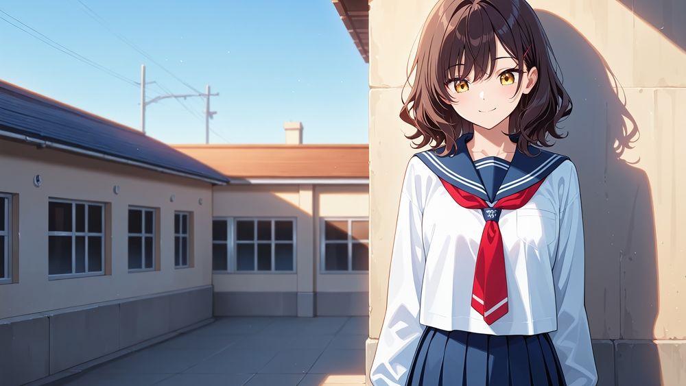 サンプル画像2:【4K】【FANZA専売】爆乳スク水美少女がコーチと放課後のプールで秘密特訓(ニート印刷所) [d_555338]