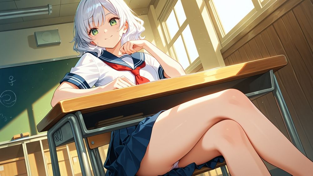 サンプル画像3:【4K】【FANZA専売】爆乳スク水美少女がコーチと放課後のプールで秘密特訓(ニート印刷所) [d_555338]