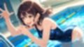 【4K】【FANZA専売】爆乳スク水美少女がコーチと放課後のプールで秘密特訓