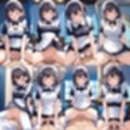 ご奉仕メイド喫茶ー清楚編中出しー【500枚】