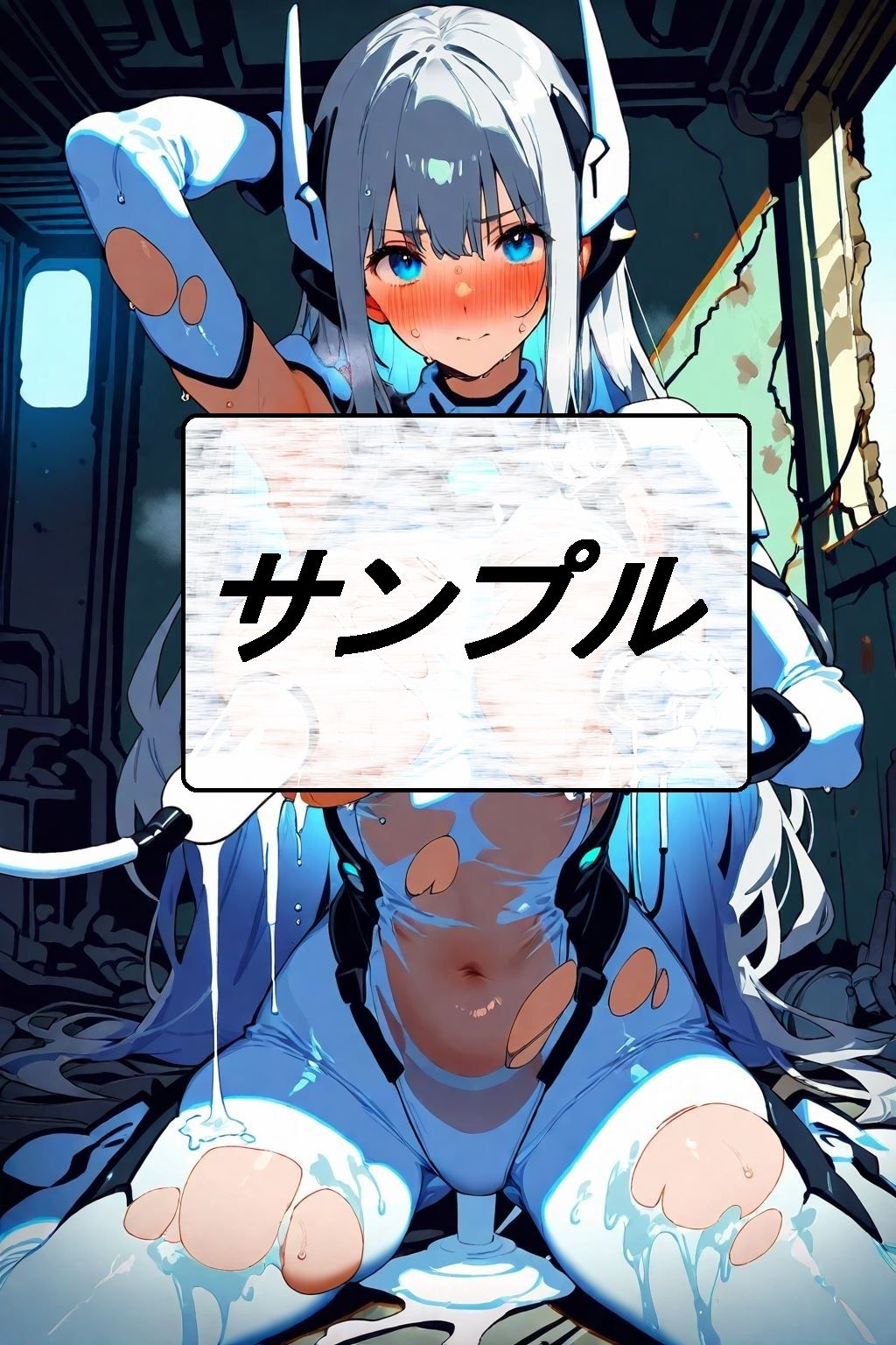 サンプル画像2:メカ娘たちの搾乳記録(おれんじらいん) [d_555361]