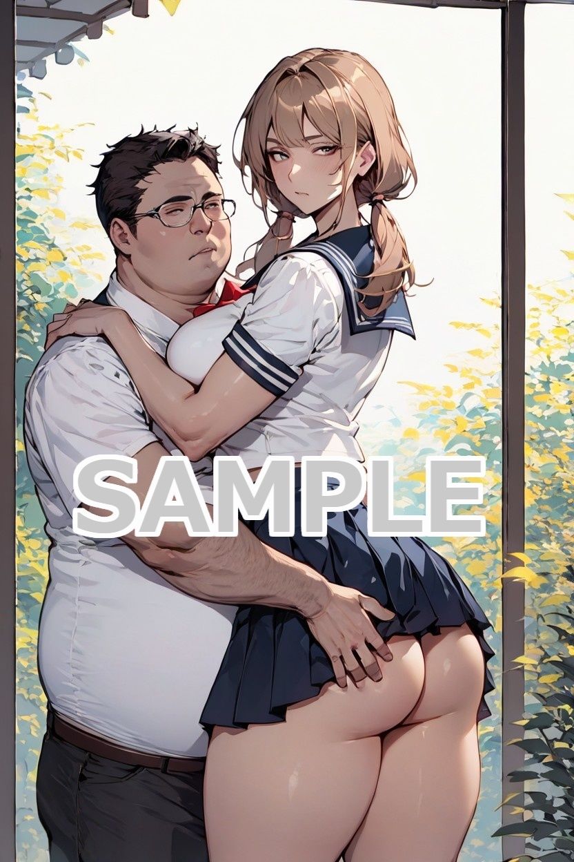 サンプル画像5:金持ちデブがSSS級ギャルJKで遊んでみた vol.1 ＆  vol.2 お得セット(カシス屋ウーロン) [d_555384]