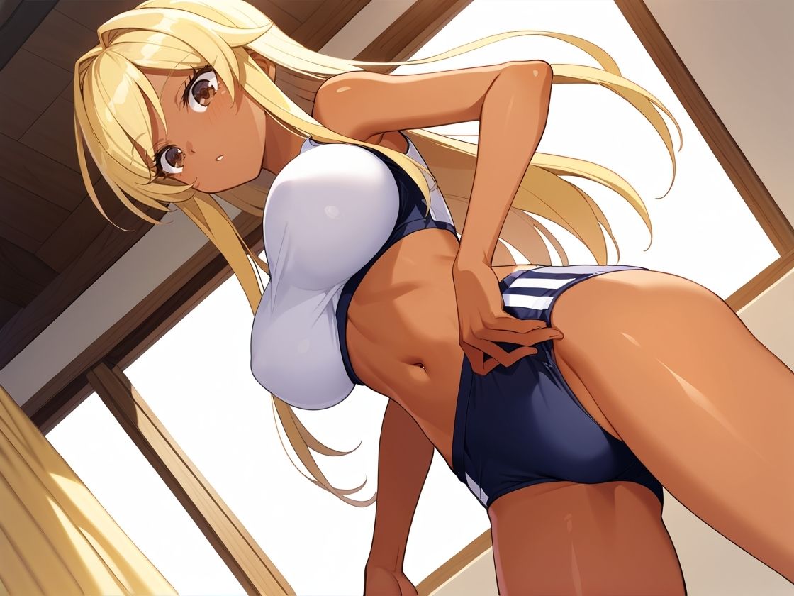 サンプル画像2:陸上部の爆乳ギャルと練習後に汗だくセックスしました(ひなたのひよこ) [d_555536]