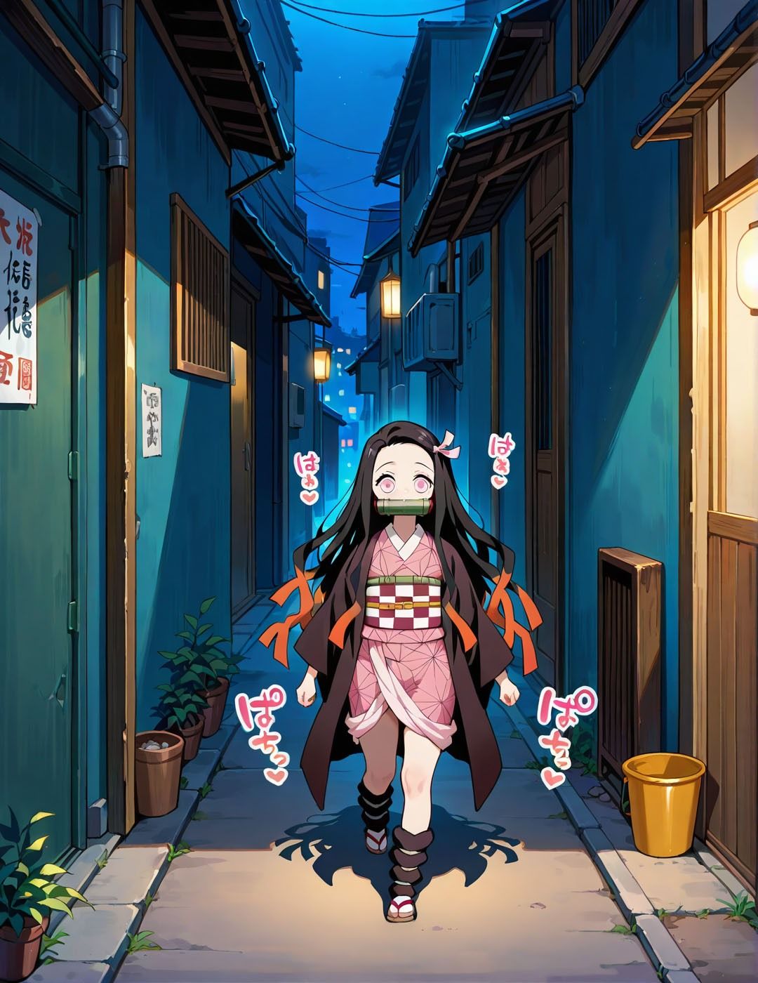 サンプル画像1:鬼〇の刃  禰〇子、触手に襲われ精液を搾り取る淫乱鬼女になる(エロ同人書庫) [d_555558]