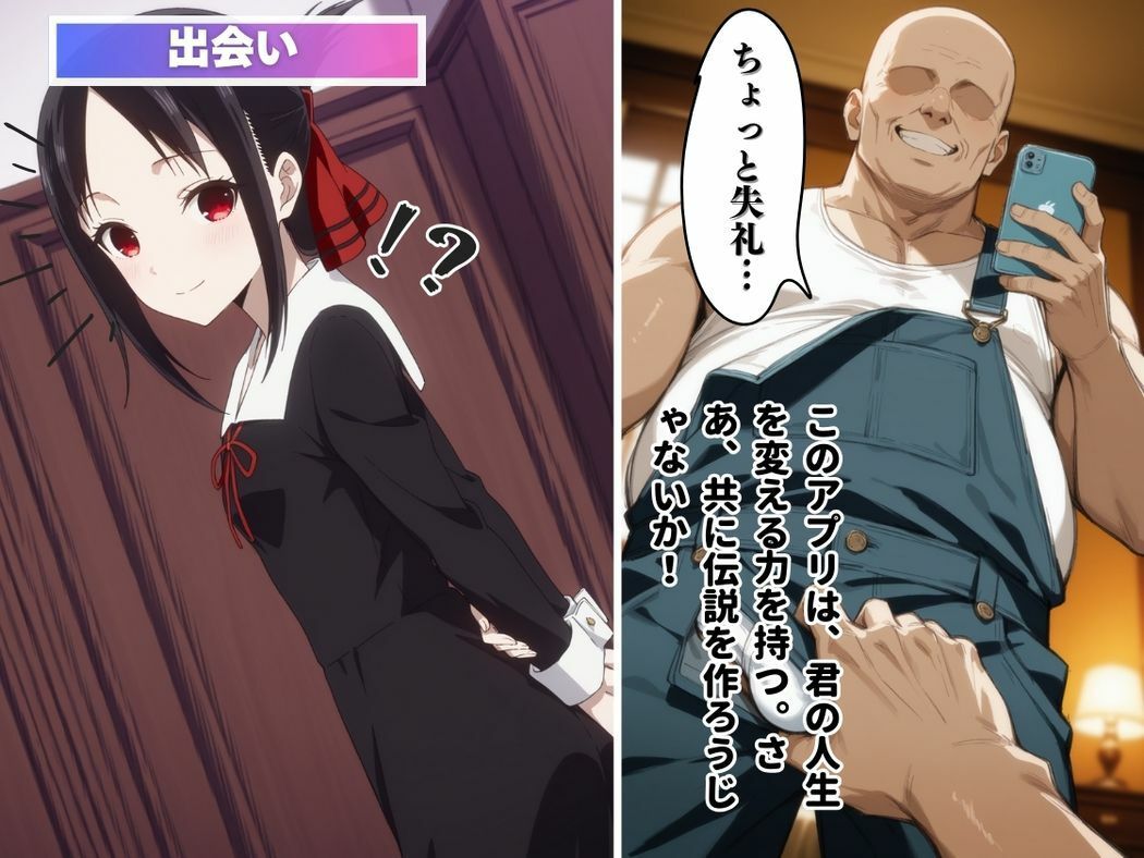 サンプル画像5:謎のアプリと禁断の恋(いけない種付け学園) [d_555584]