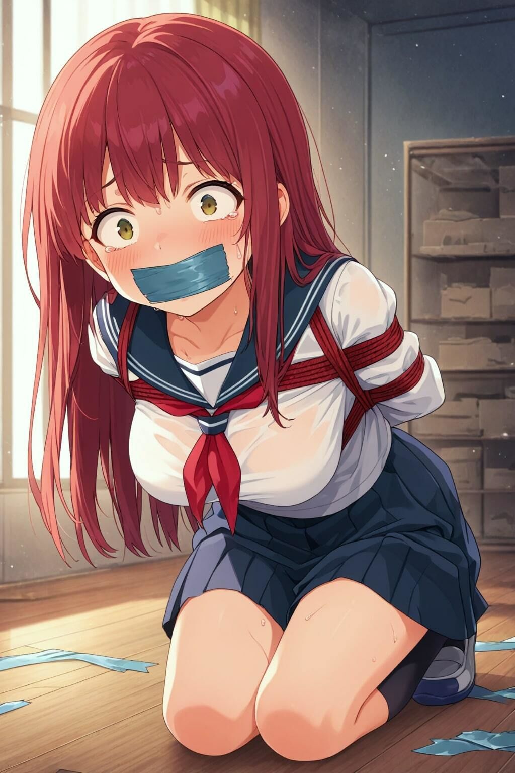 サンプル画像3:秘密の性教育時間(エロ乳姉妹) [d_555585]