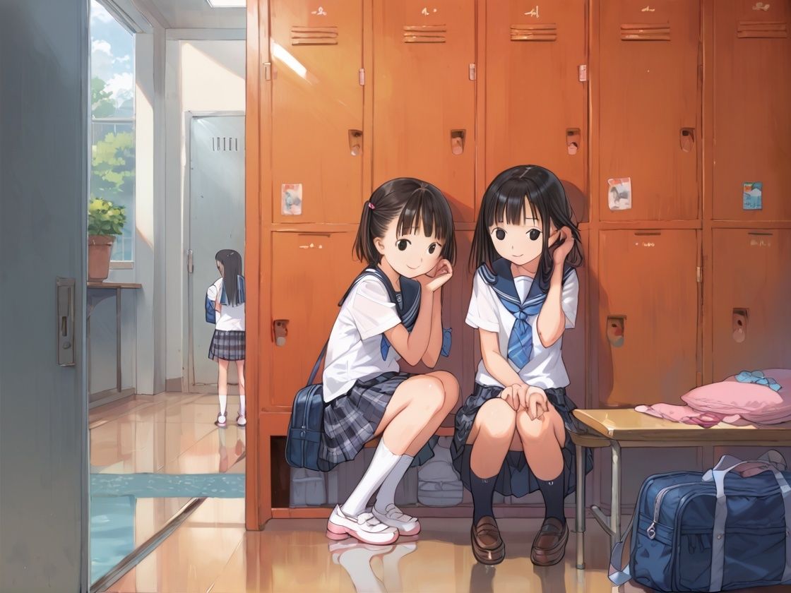 サンプル画像1:射精大会  更衣室編(けいちゃみ) [d_555587]