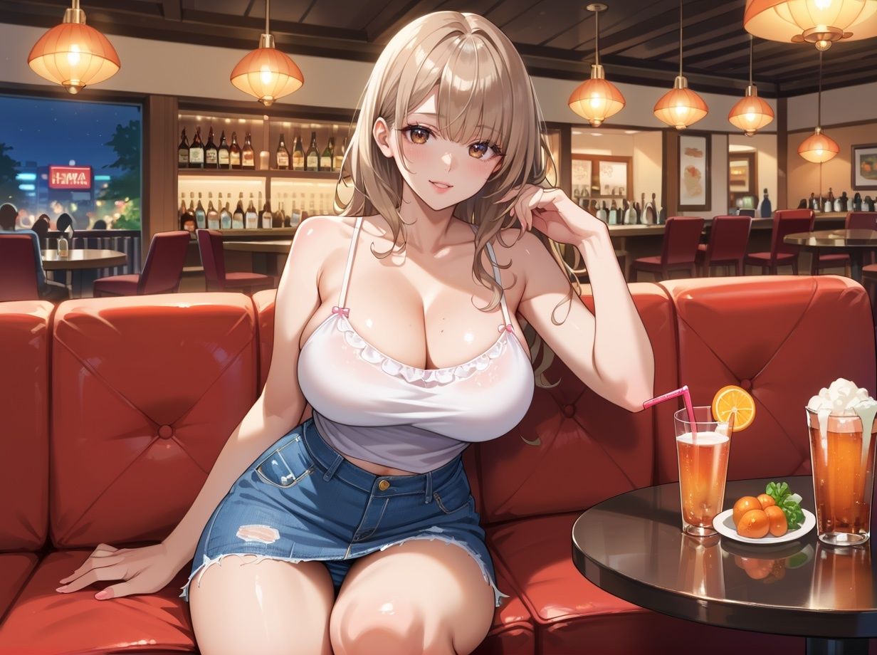 サンプル画像1:爆乳白ギャル  マチアプで持ち帰り種付け(妄想マカロン) [d_555644]