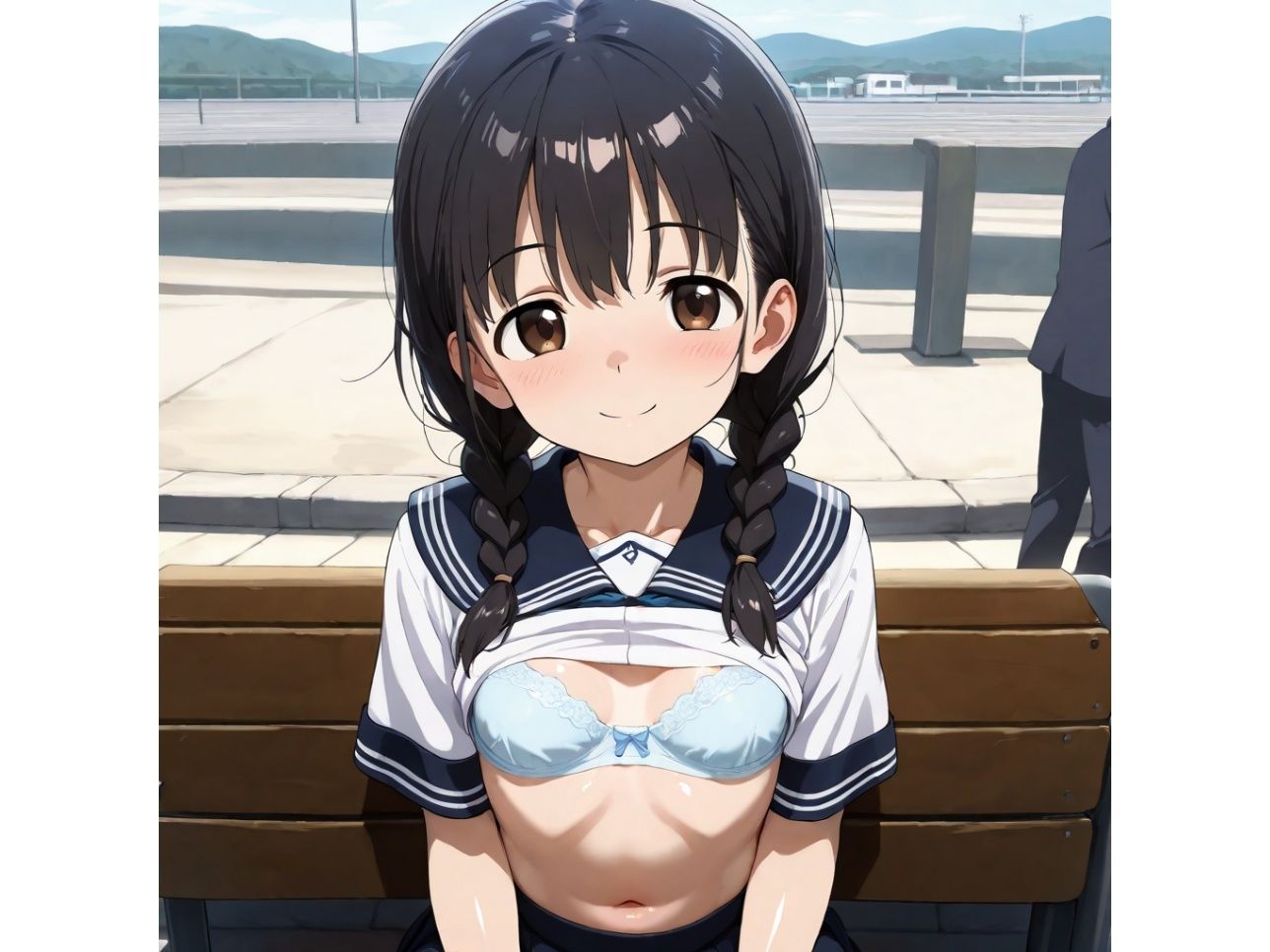 サンプル画像1:貧乳ロリ性指導CG集〜無責任おじさんと少女たちの乱交日記〜(シェルアンドハウンド) [d_555754]