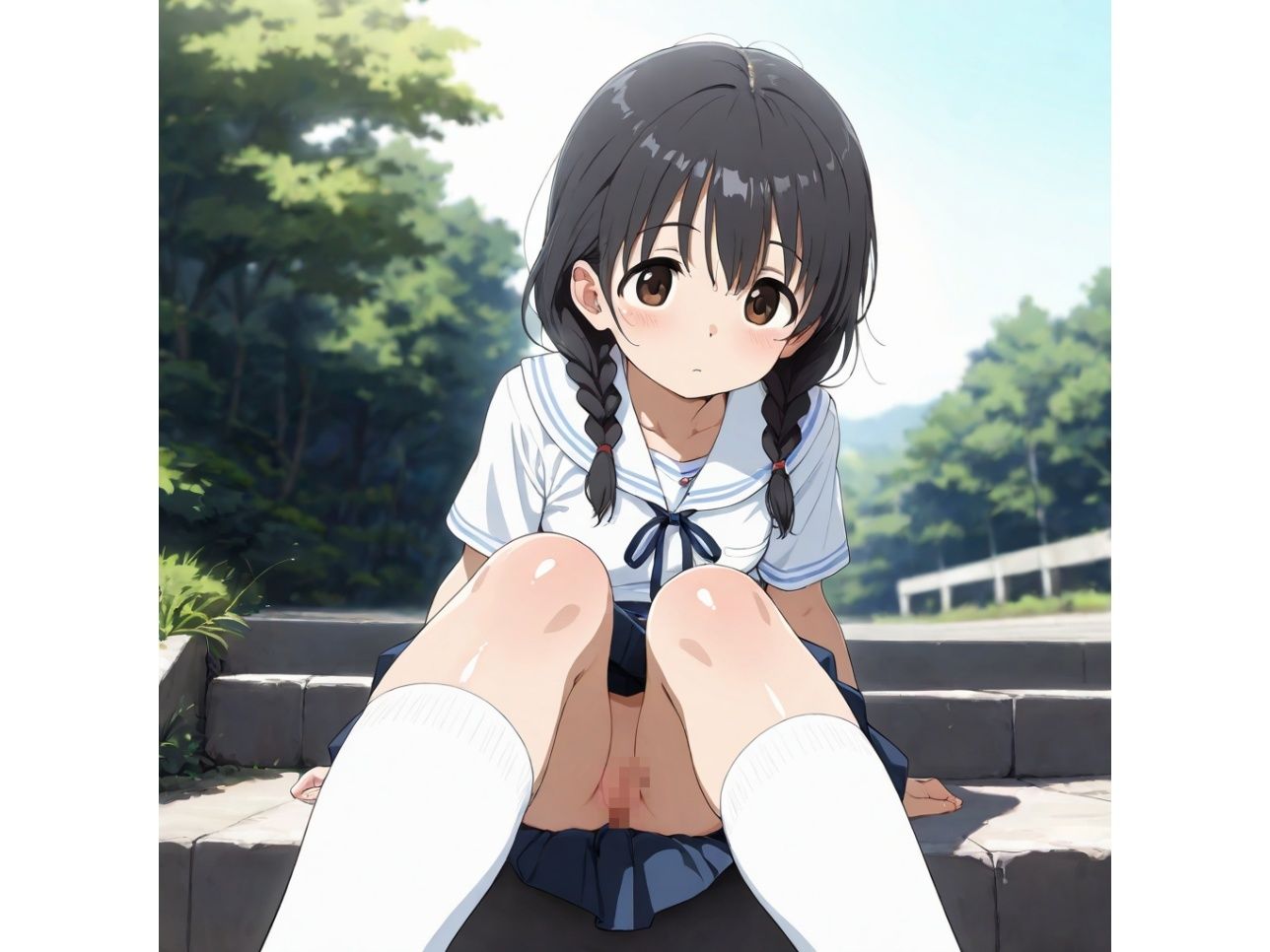 サンプル画像3:貧乳ロリ性指導CG集〜無責任おじさんと少女たちの乱交日記〜(シェルアンドハウンド) [d_555754]