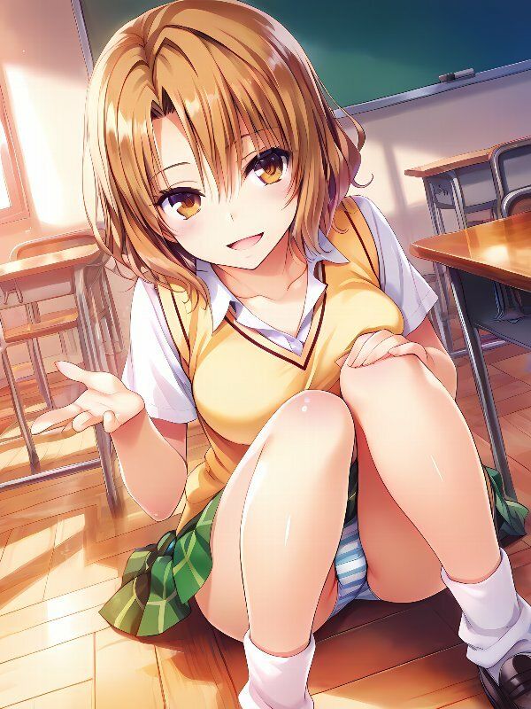 サンプル画像2:あの娘が縞パンを穿いてたら 〜籾岡里紗 編〜(二次元妄想ストレート) [d_555915]