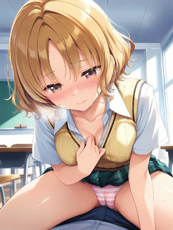 サンプル画像3:あの娘が縞パンを穿いてたら 〜籾岡里紗 編〜(二次元妄想ストレート) [d_555915]