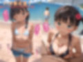 子〇たちの初めての水着ビーチ♪