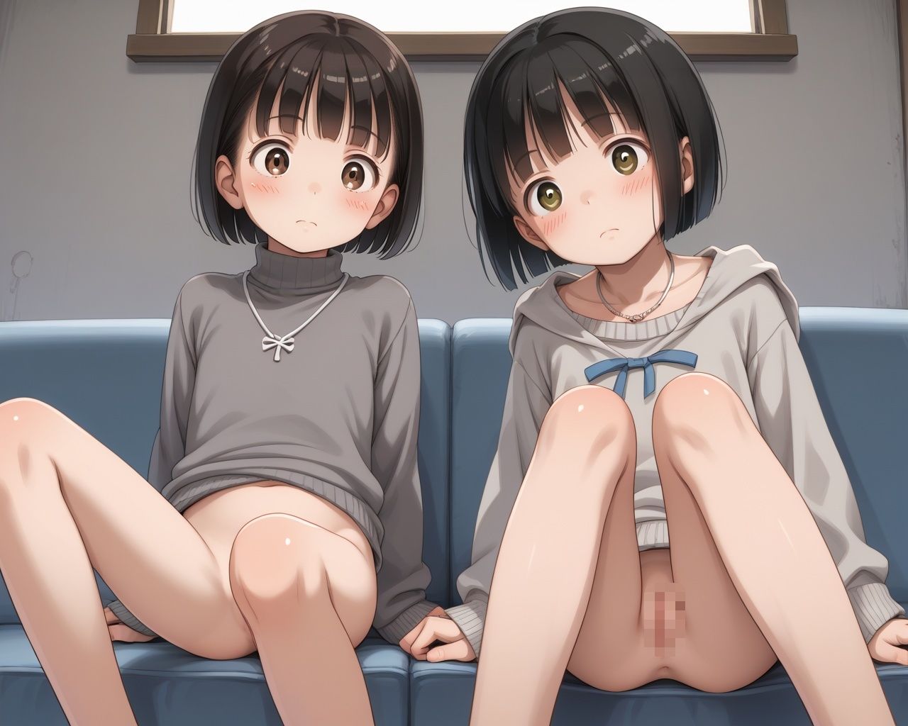 サンプル画像3:初めての性処理穴当番 娘さん達は責任を持ってご家庭で性指導します(あめりかん極太ロリロリそーせーじ) [d_555966]