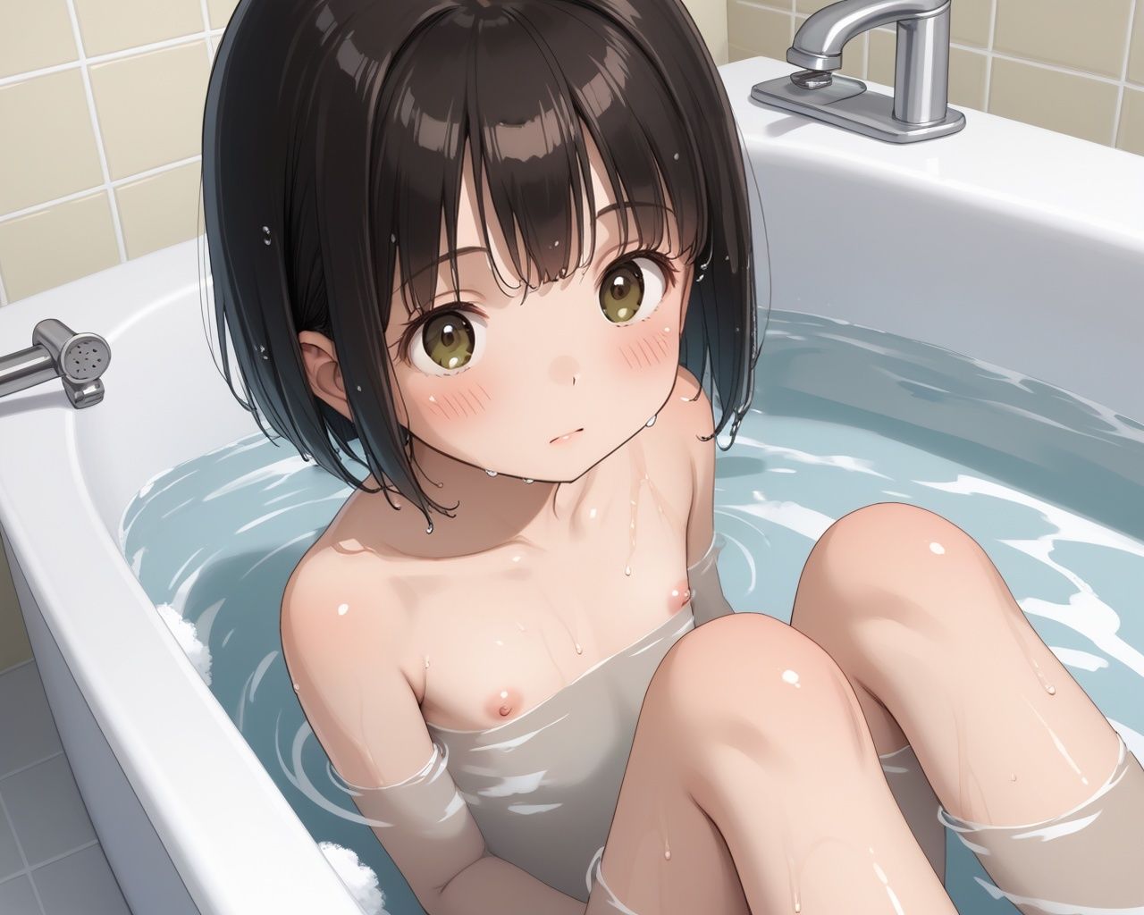 サンプル画像4:初めての性処理穴当番 娘さん達は責任を持ってご家庭で性指導します(あめりかん極太ロリロリそーせーじ) [d_555966]