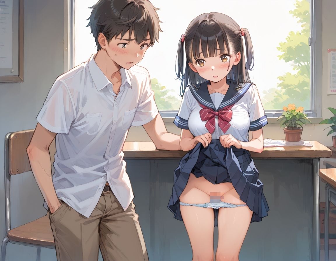 サンプル画像1:実は妹は僕の性処理ペットです(ひつじ雲) [d_556092]