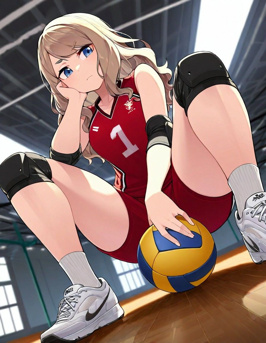 サンプル画像2:バレー部の一軍女子と体育館で(ぺらぺら亀さん) [d_556212]