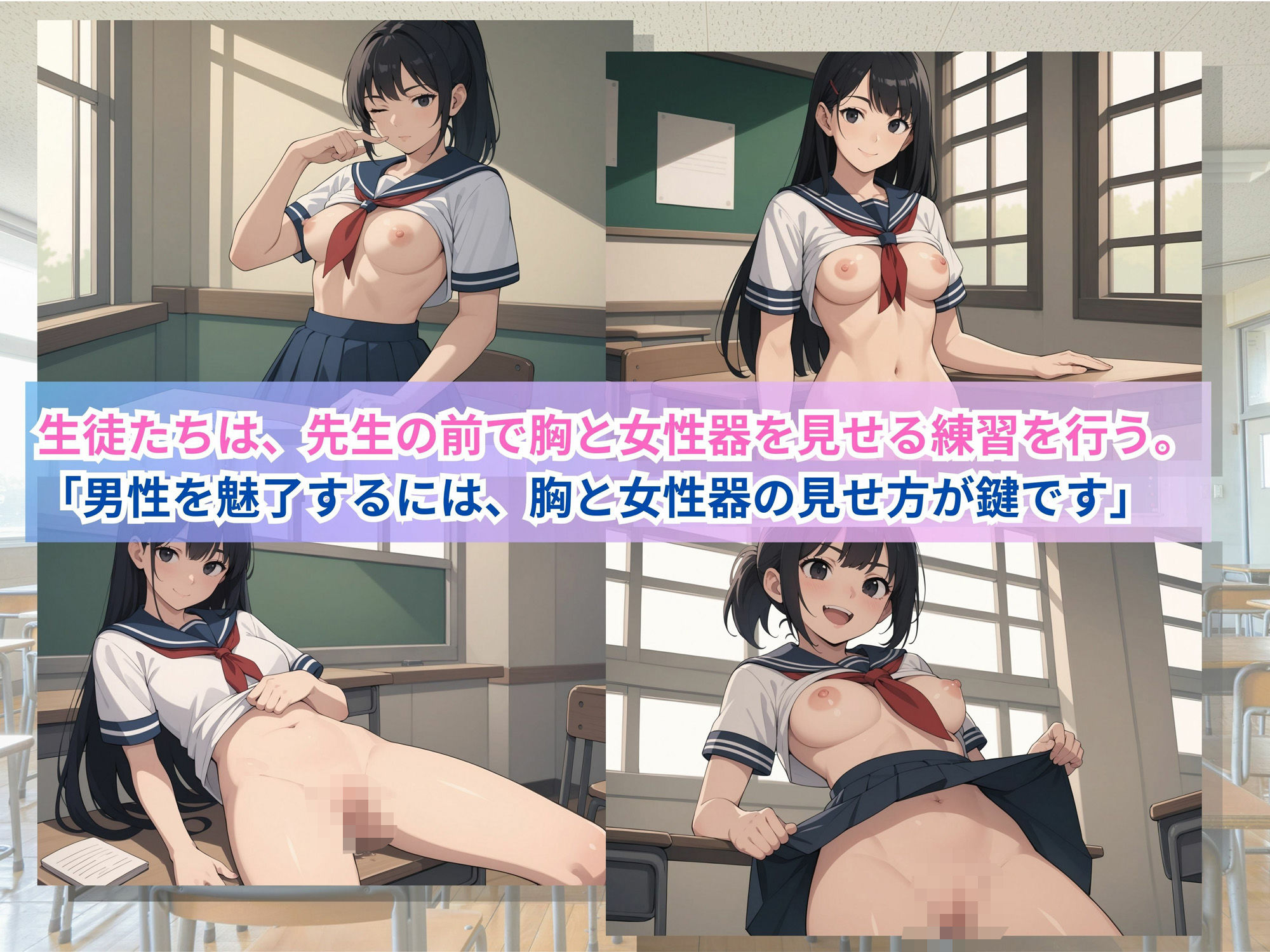 サンプル画像4:田舎女子校生へ性教育(パンプキンちゃん) [d_556281]