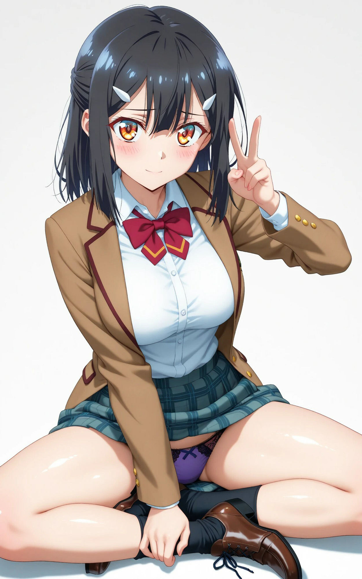 サンプル画像2:【発情ヒロイン】プリ〇マ☆イリヤ  美遊・エー〇ルフェルト  制服編(画像生成マン) [d_556283]