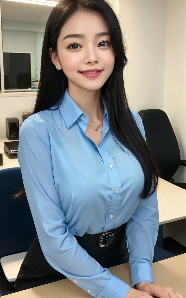 サンプル画像1:オフィスの天使(AI美女CLUB) [d_556328]