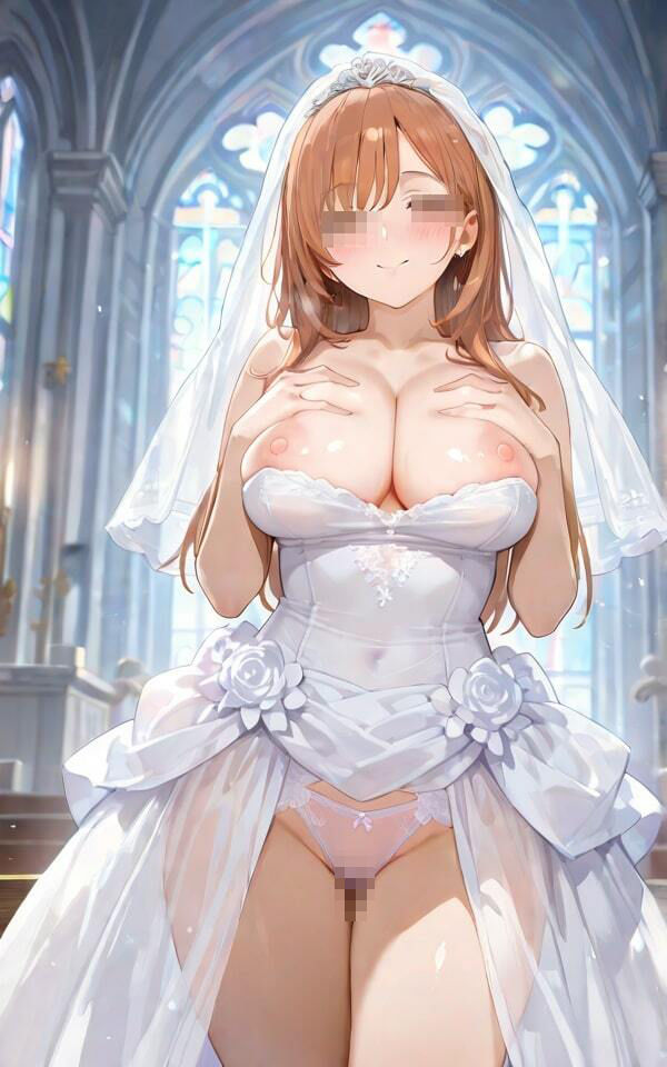 サンプル画像3:永遠の愛の前に  花嫁の許されない誘惑(AI幻想工房) [d_556347]