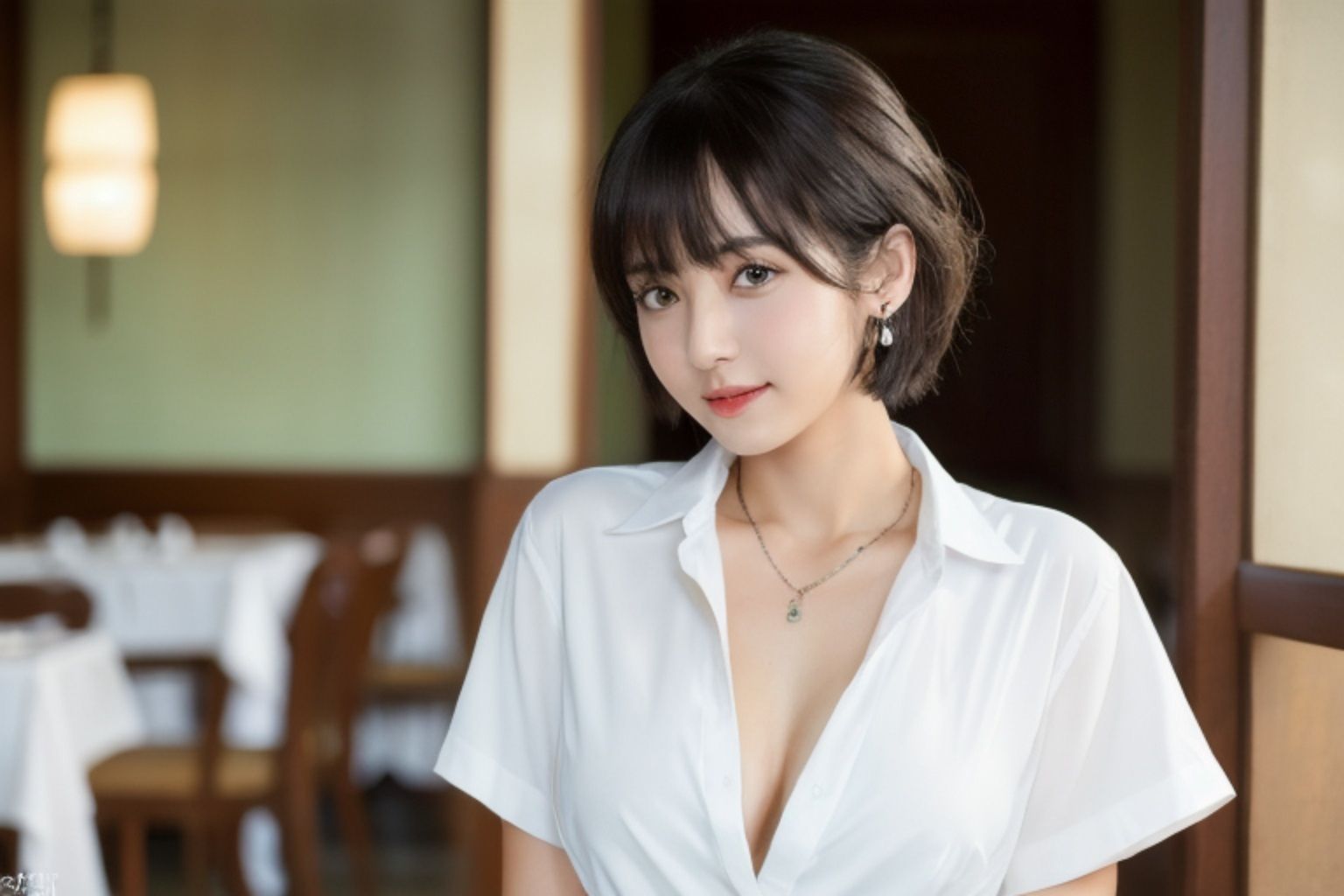 サンプル画像1:Cafeで脱ぎました(むつき如月Lab) [d_556423]